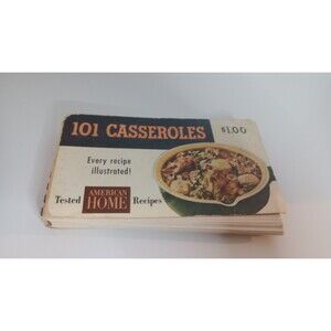 Vintage 1953 101 Casseroles Cookbook By American Home